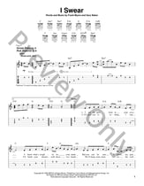 I Swear Guitar and Fretted sheet music cover